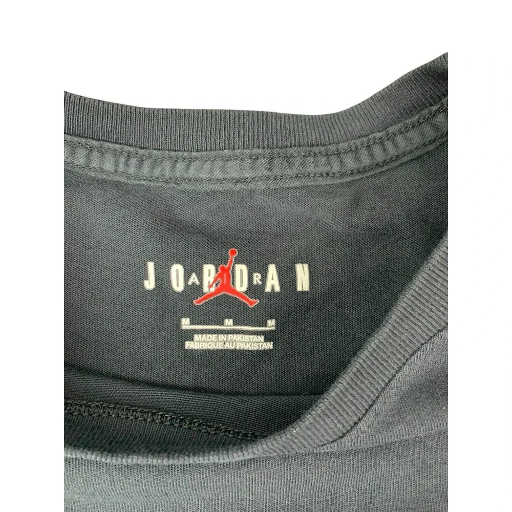 AIR JORDAN Gravity's Nightmare LS Tee, Black, FD7004-010, Men’s Size Medium